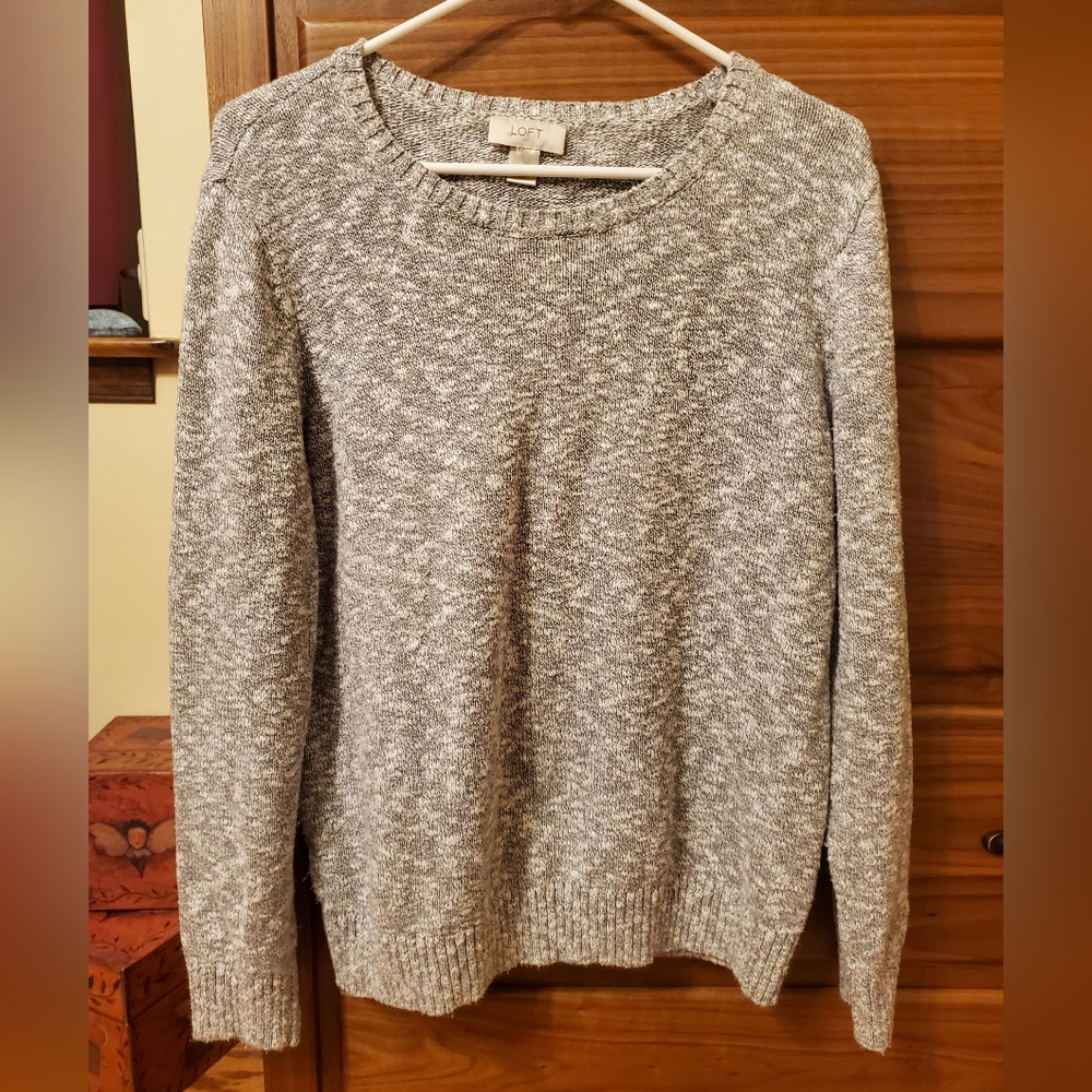 Loft XL gray sweater